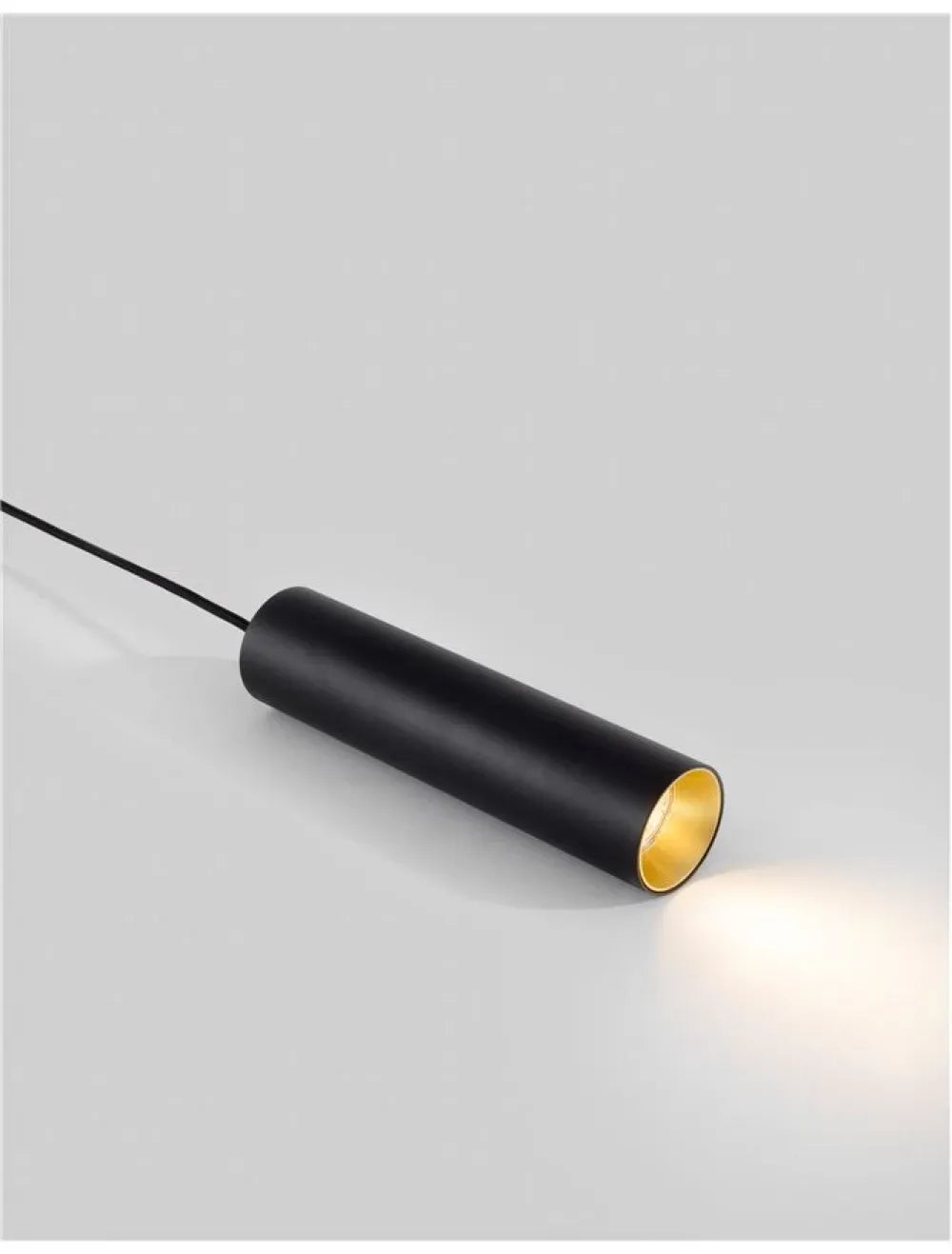 Pendul din Aluminiu Negru H120xL5.6cm IP20 AILA