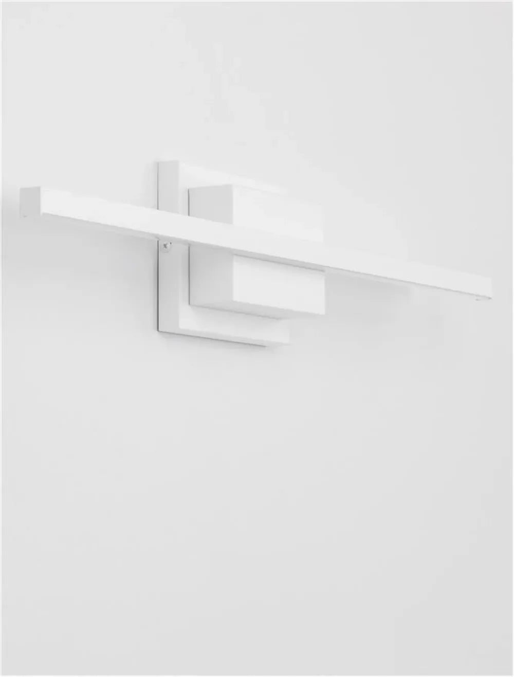 Aplica de perete structura din Aluminiu Alb si abajur din Acrilic  H11.8xL60.5cm IP20 12.5W 750lm 3000k AZURE
