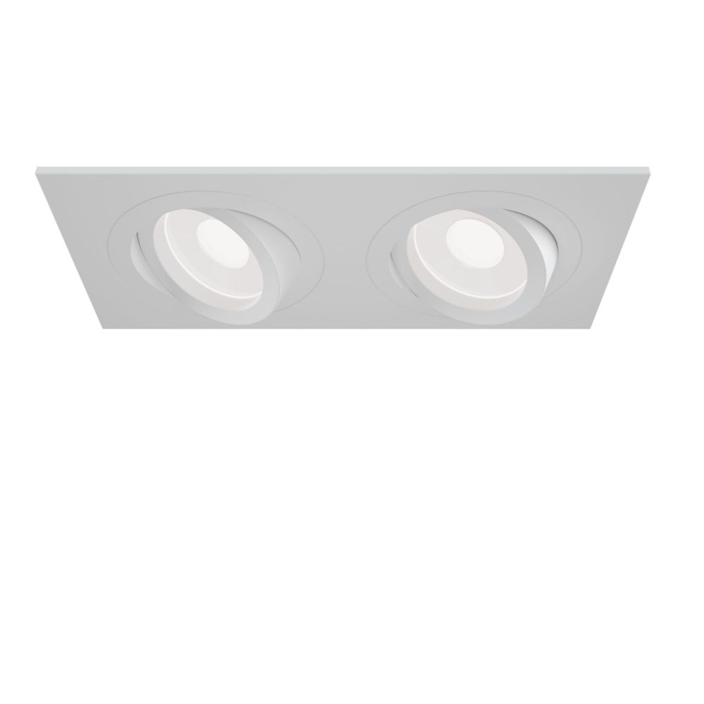 Spot incastra din Aluminiu Alb L18xH6cm Atom