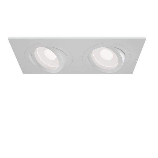 Spot incastra din Aluminiu Alb L18xH6cm Atom