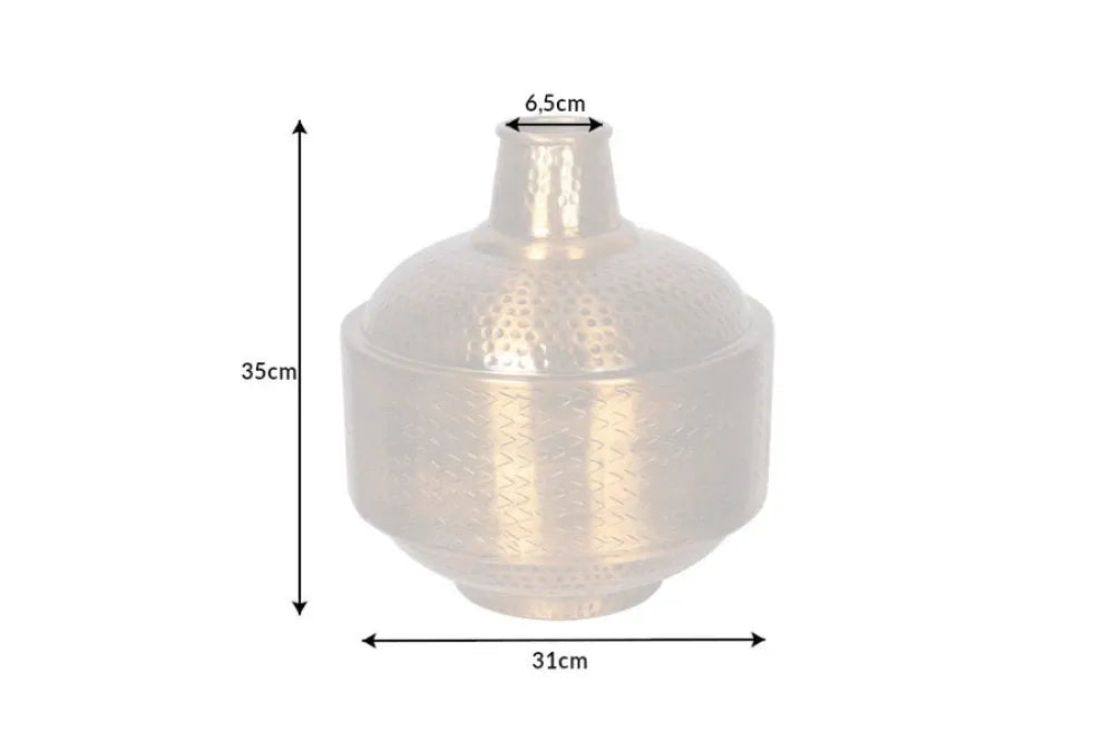 Vaza decorativa din Metal Cupru H35xL31cm Orient
