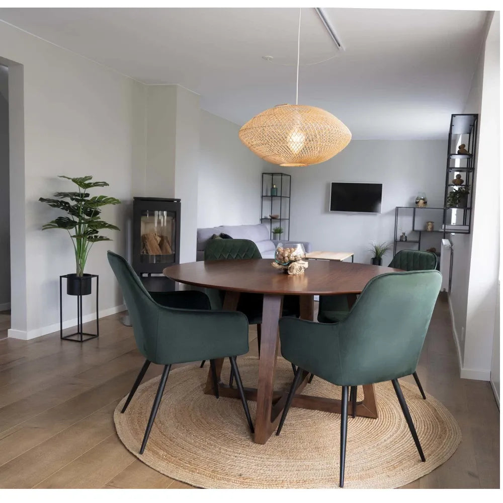 Covor rotund din Iuta Maro D180cm Bombay