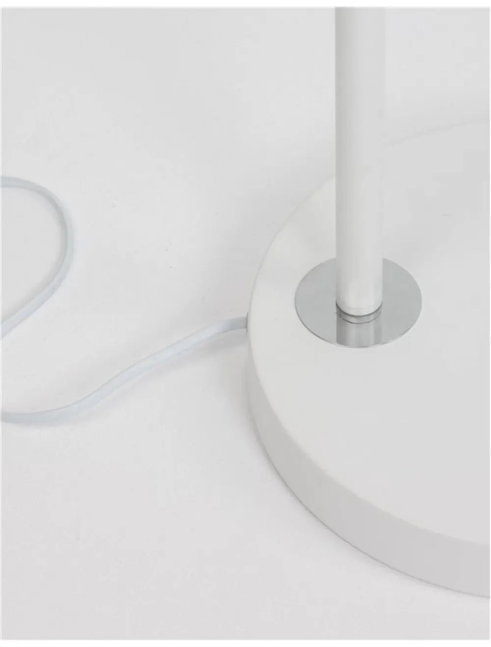 Lampa de podea structura din Aluminiu Alb si abajur din Textil Alb H180xL90cm IP20 SAMA