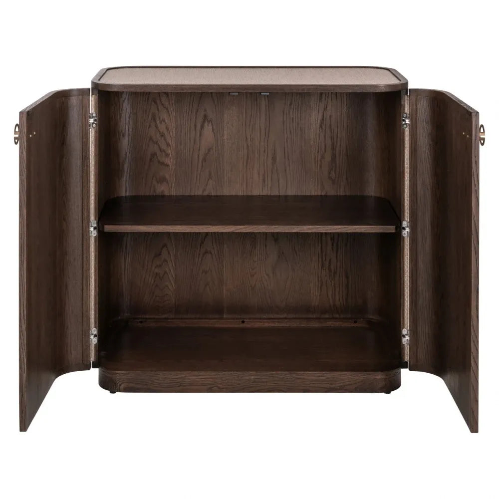 Comoda cu 2 usi din Lemn/In Auriu/Bej Maro/Bej L90xH86cm Willox Richmond interiors