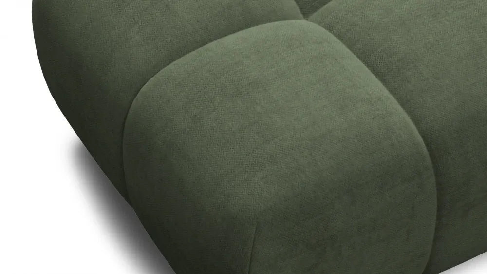 Taburet tapitat cu material pet friendly Alias verde L71x100cm
