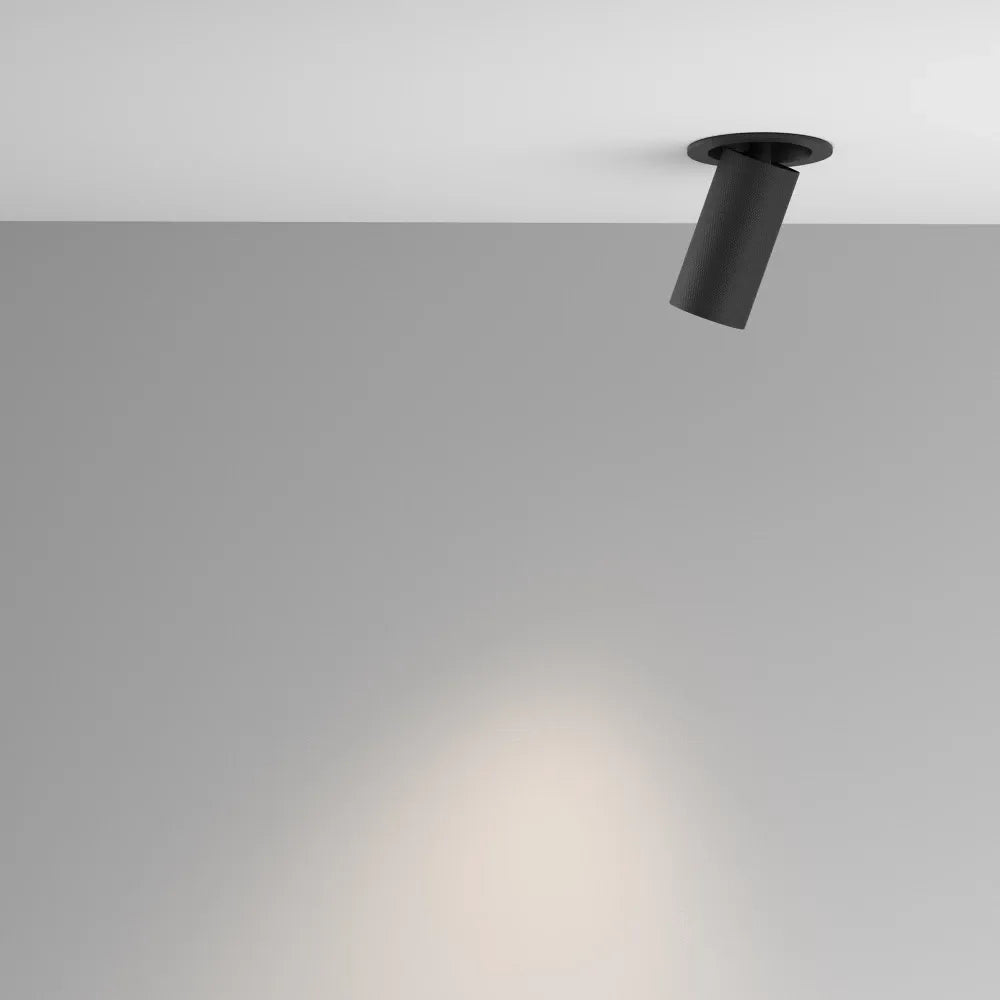 Spot incastrat din Aluminiu Negru H14.1xD5.4cm 10W Artisan