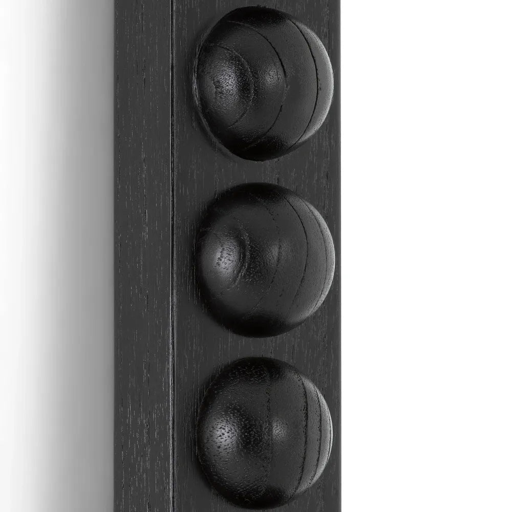 Oglinda cu rama din Lemn Negru L93xH245cm Kenton L Eichholtz