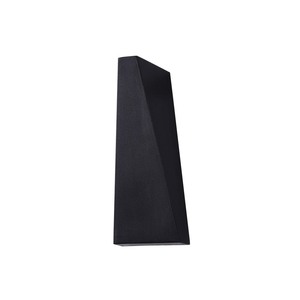 Aplica de perete pentru exterior din Metal Negru cu LED L9x9xH20cm Times Square