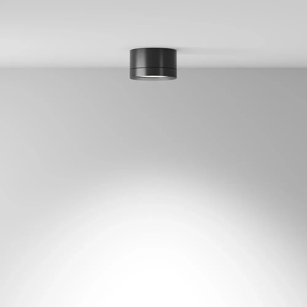 Spot aplicabil din Aluminiu Negru H5xD8.5cm IP 20 GX53 15W Hoop