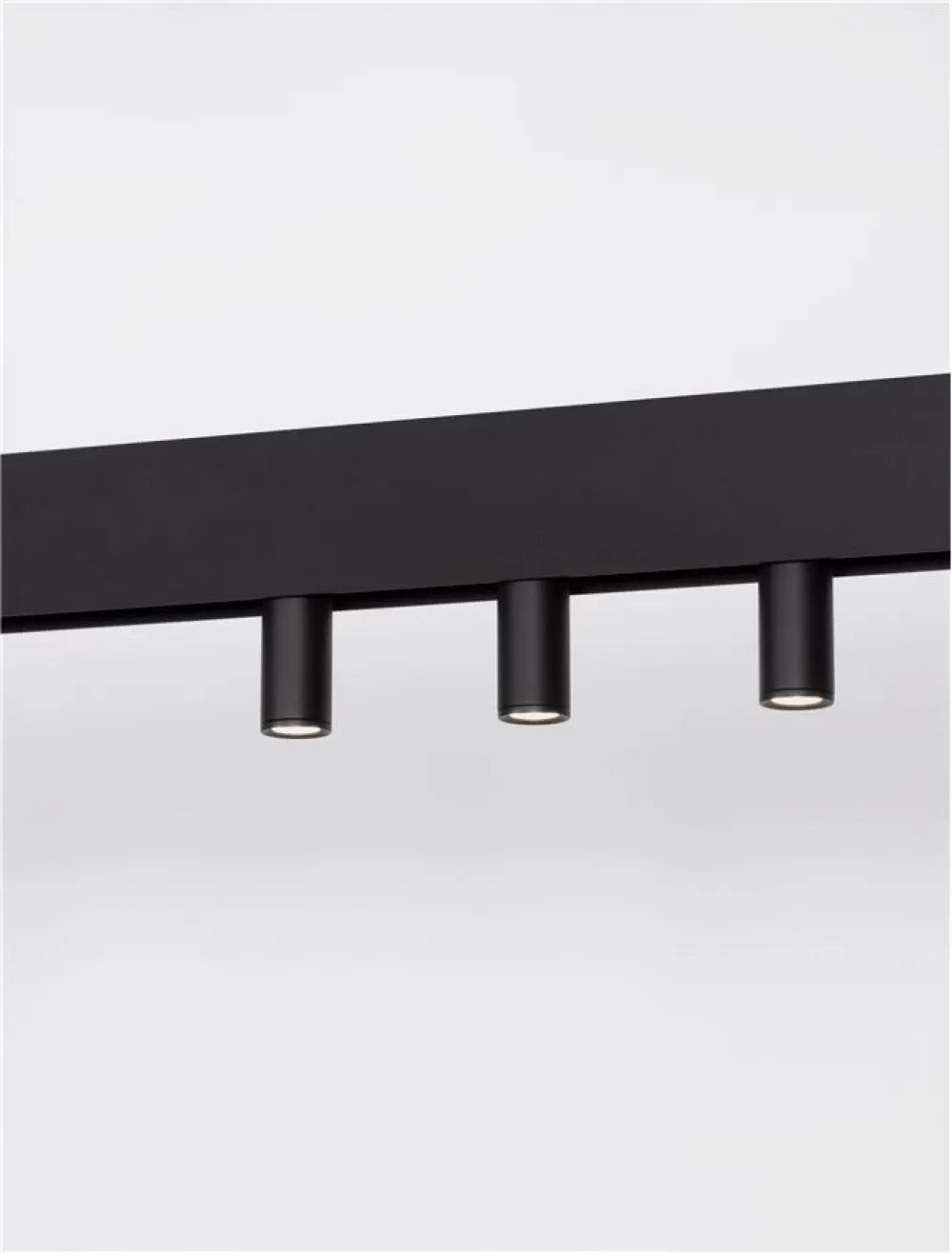 Spot pentru sina magnetica din Aluminiu Negru H10.6xL3cm IP20 5W 596lm 3000k Buxton