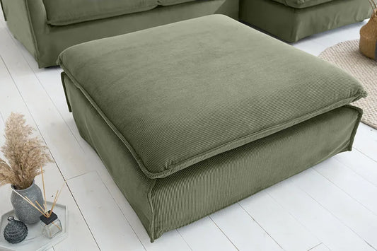 Puf cu husa detasabila din   si Lemn Negru L100xH42cm HEAVEN