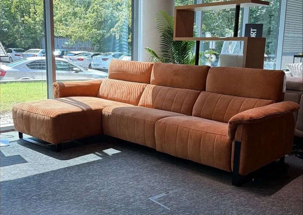 Coltar modular cu 1 recliner 293cm Celeste tesatura C2 Imperia 145