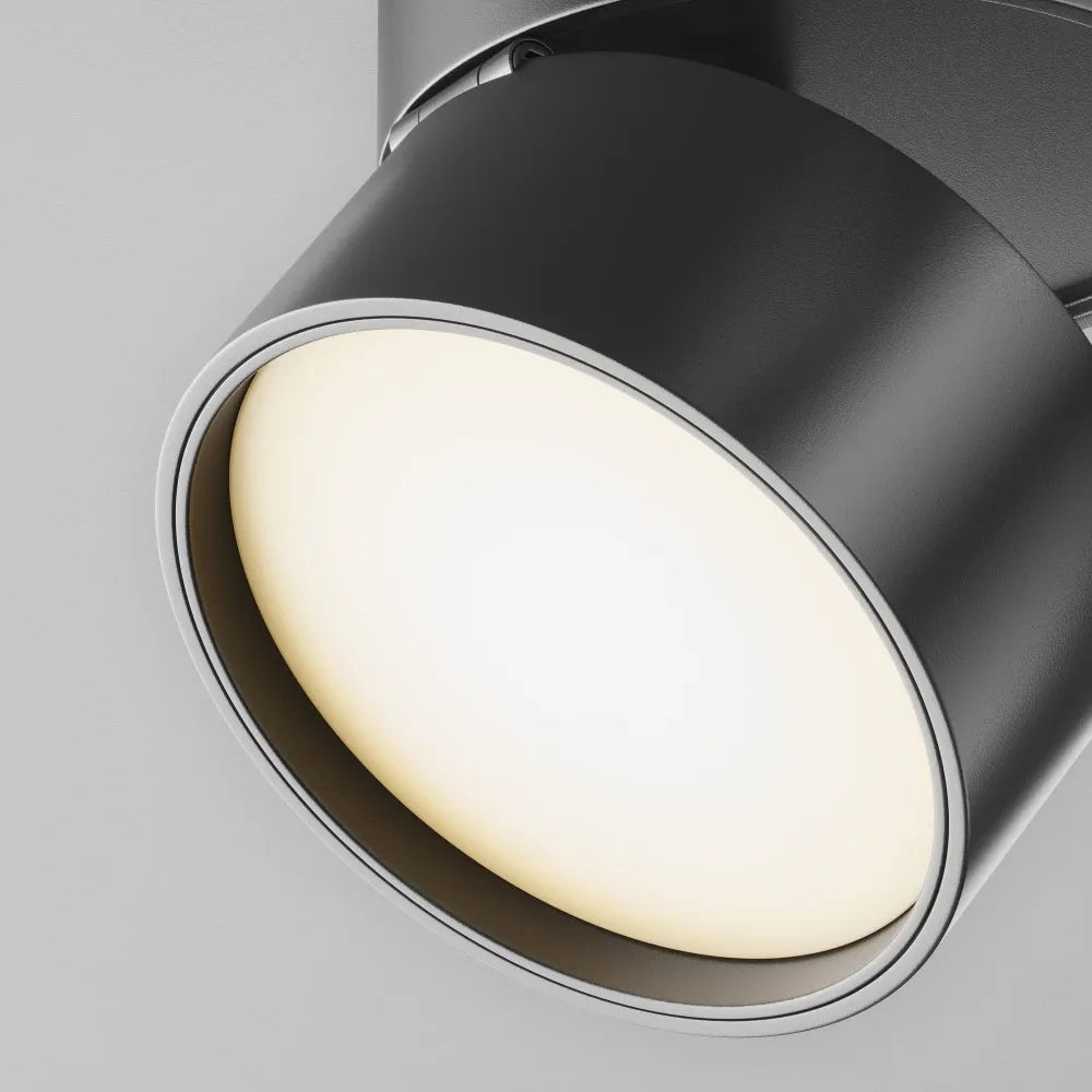 Spot pentru sina Unity din Aluminiu Negru H11xD8.5cm 12W 780lm 3000k ONDA