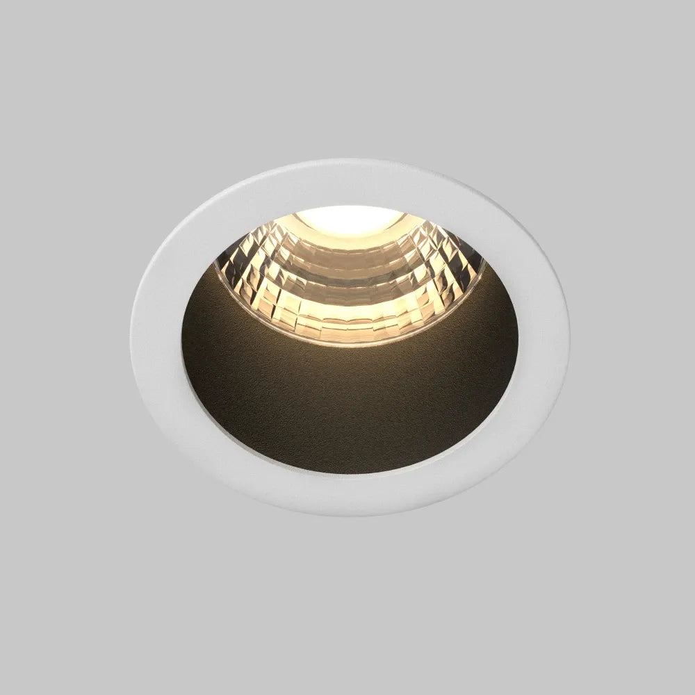 Spot incastrat din Aluminiu Negru/Alb H8.2xD6cm 9W 700lm 3000k Minor