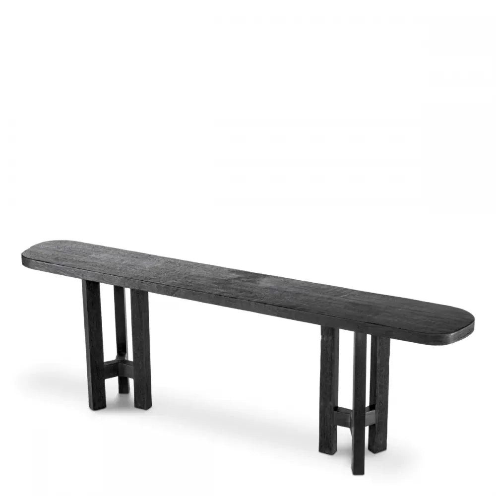 Consola din Lemn de meranti Negru L230xH74.5cm Libertine Eichholtz