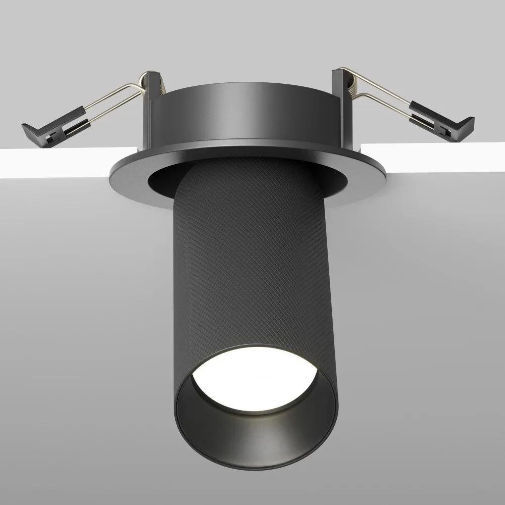 Spot incastrat din Aluminiu Negru H14.1xD5.4cm 10W Artisan