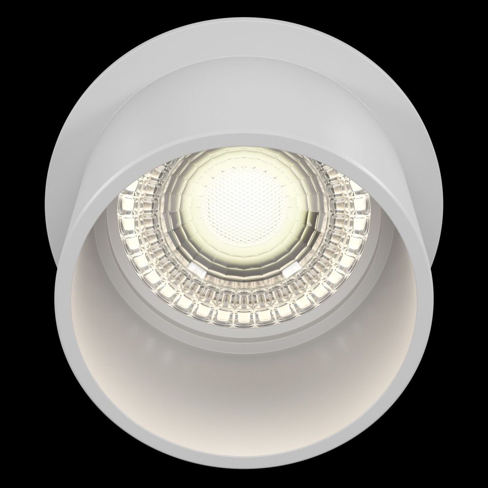 Spot incastra din Aluminiu Alb D7xH6cm Reif