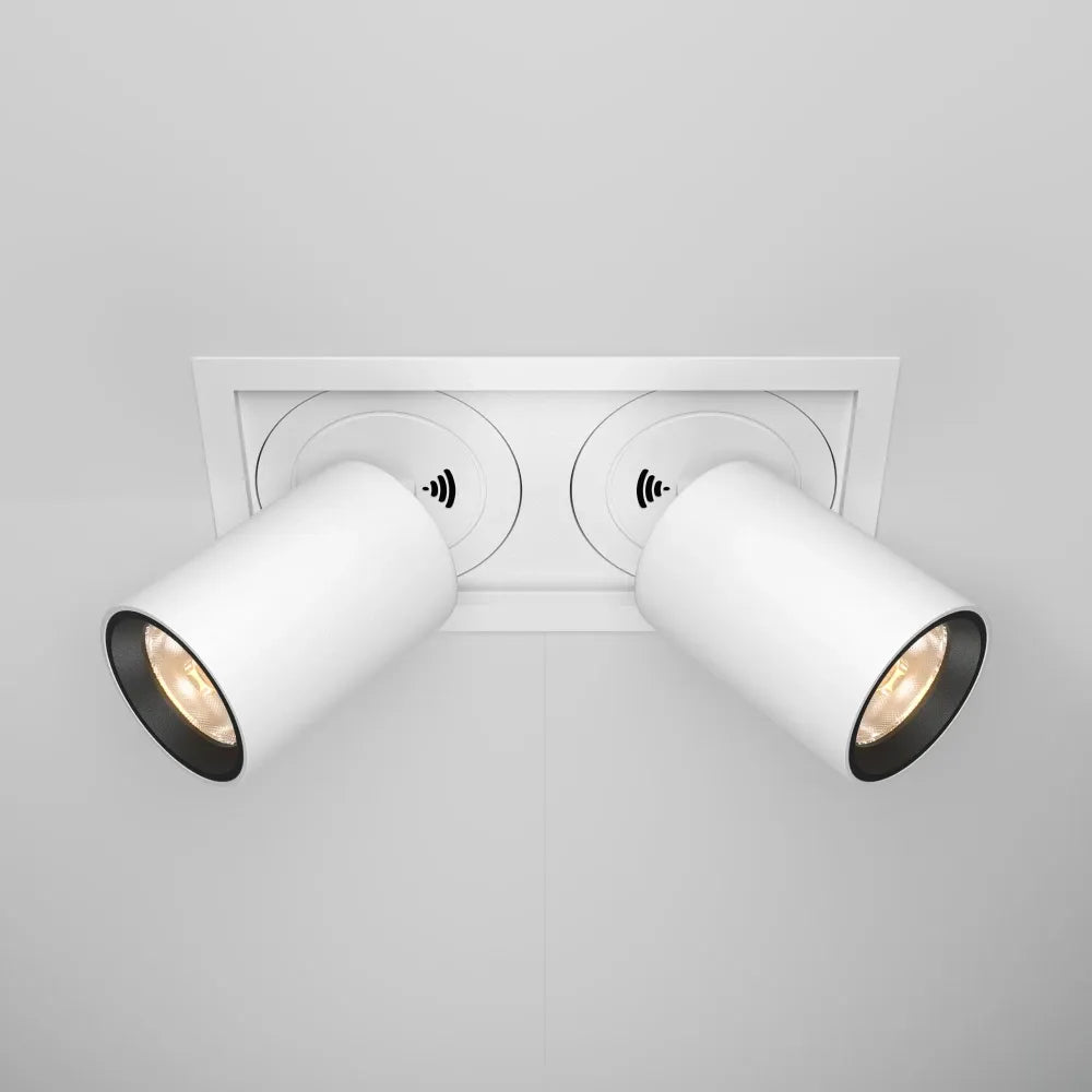 Spot incastrat din Aluminiu/plastic Alb H9.7xLcm Hidden