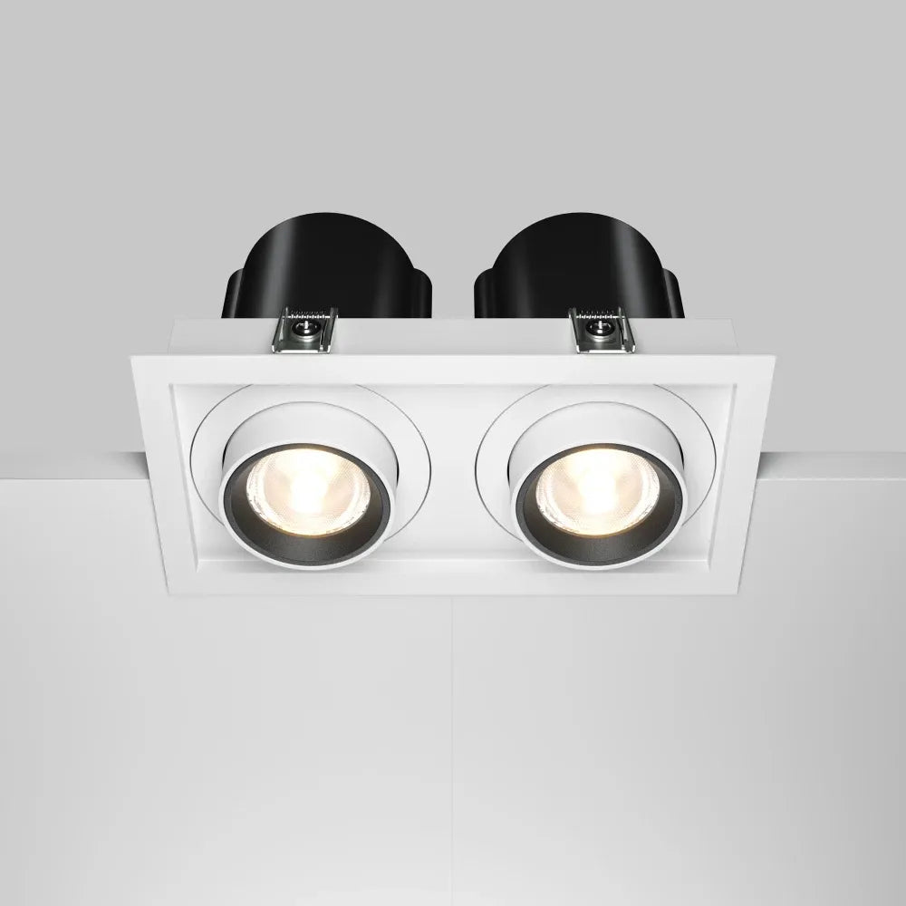 Spot incastrat din Aluminiu/plastic Alb H9.7xLcm Hidden