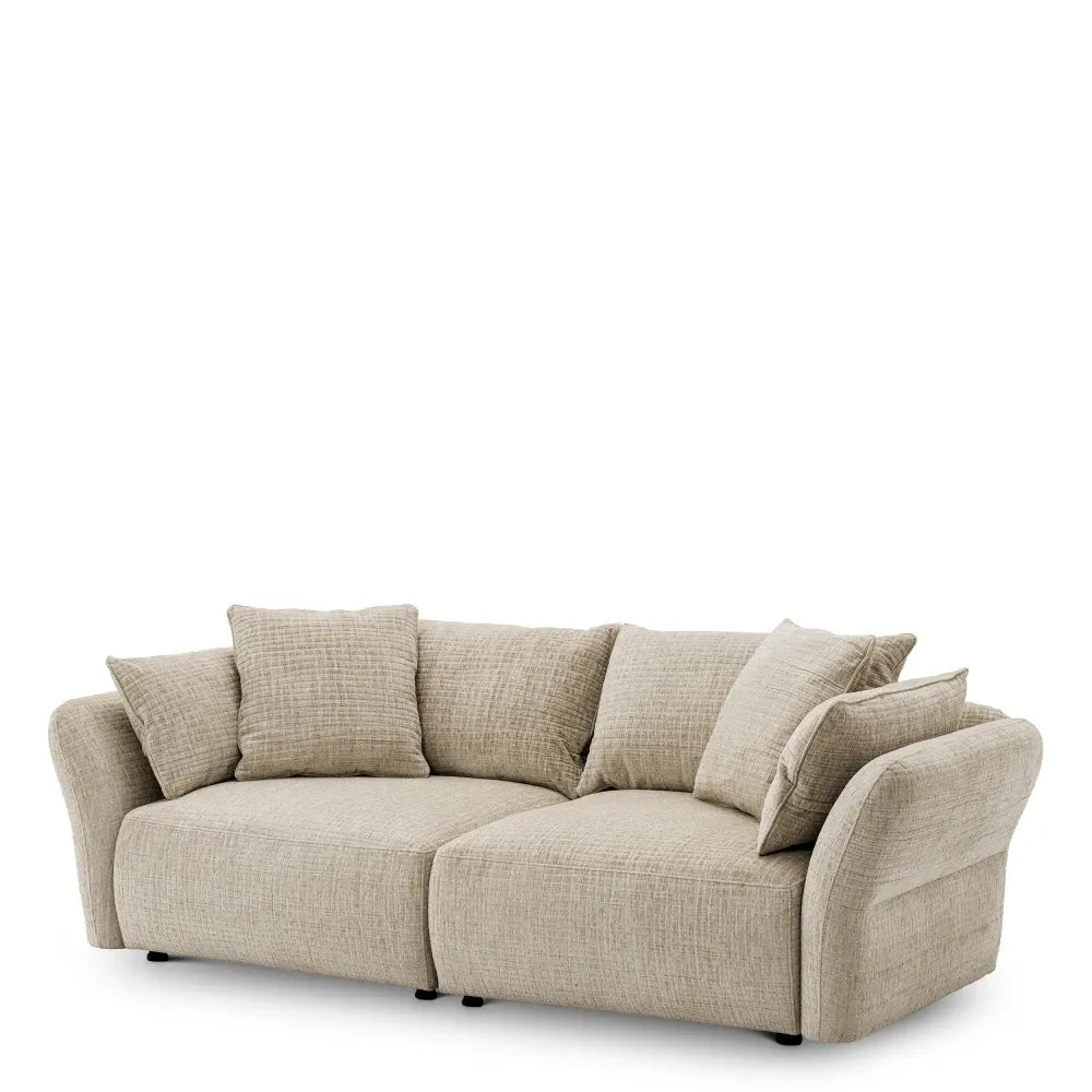 Canapea tapitat cu Stofa Alvyn Crem L234xA112xH78cm Zevron Eichholtz