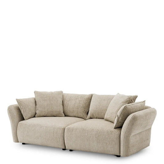 Canapea tapitat cu Stofa Alvyn Crem L234xA112xH78cm Zevron Eichholtz