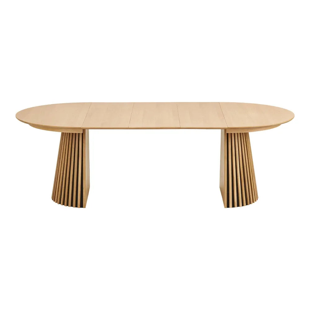 Masa extensibila din Furnir de stejar/MDF Maro L120-240xH75cm Osaka