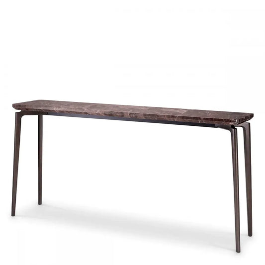 Consola din Marmura Maro si Metal Bronz L150xH74cm White House Eichholtz