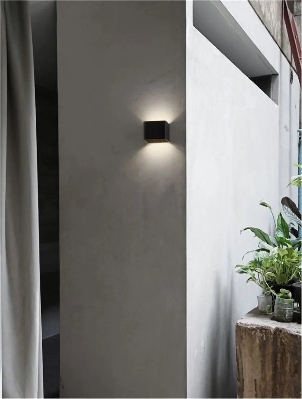 Aplica de perete din Aluminiu Negru H8xL9.8cm IP20 6W 579lm 3000k EPIC