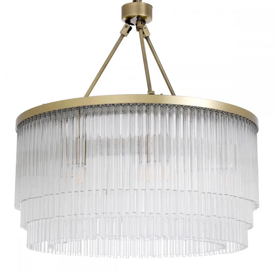 Candelabru din Metal Alama si Sticla Transparent H68xD60cm Hector S  Eichholtz