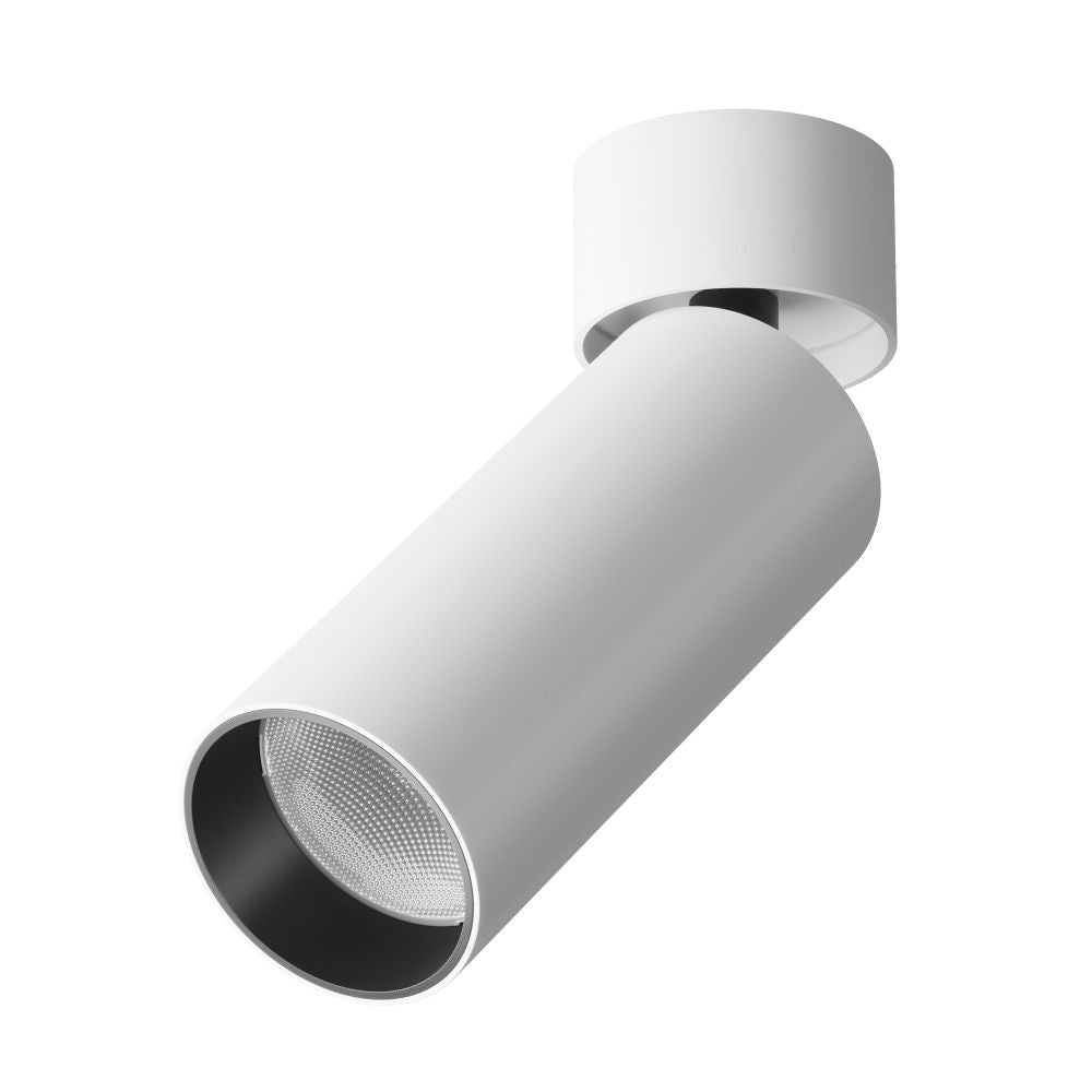 Spot aplicabil din Aluminiu Alb 12W 900lm 3000k D5xH16cm FOCUS LED