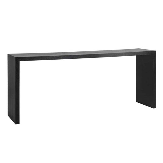 Consola din Lemn masiv de stejar Negru Oakura L200xH80cm Richmond Interiors