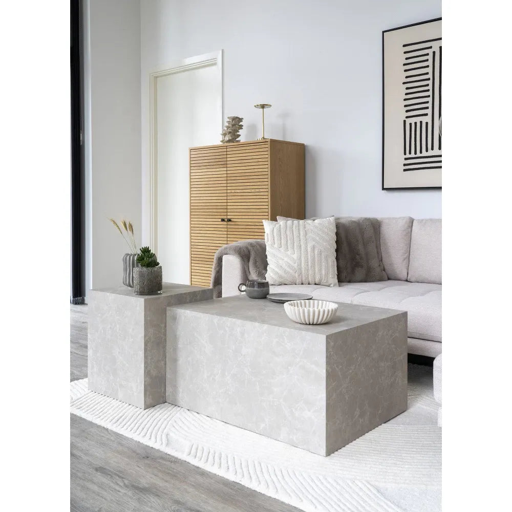 Perna decorativa din Textil Alb 45x45cm Albany