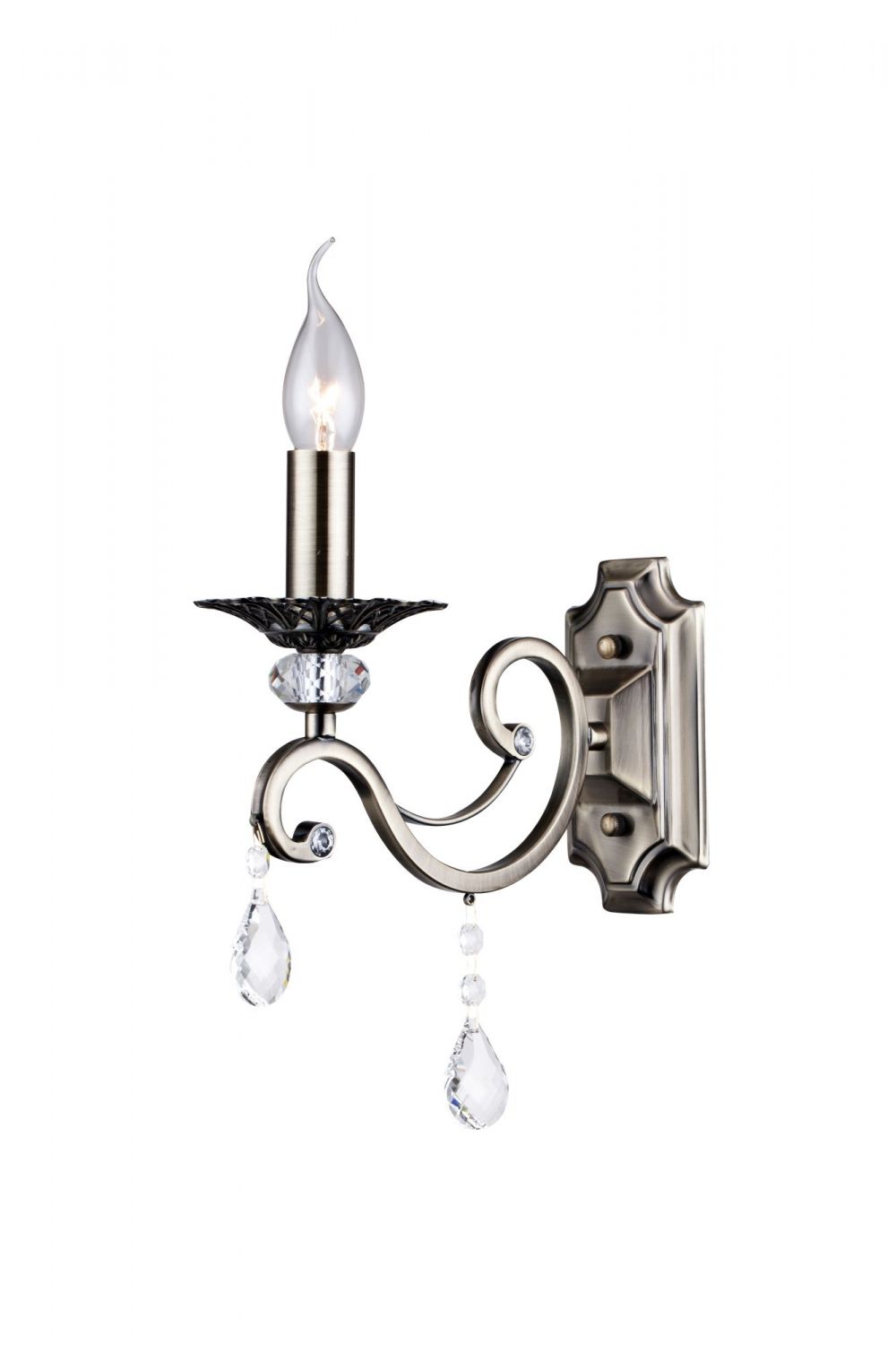 Aplica de perete din Metal Auriu L12x27xH39cm Grace