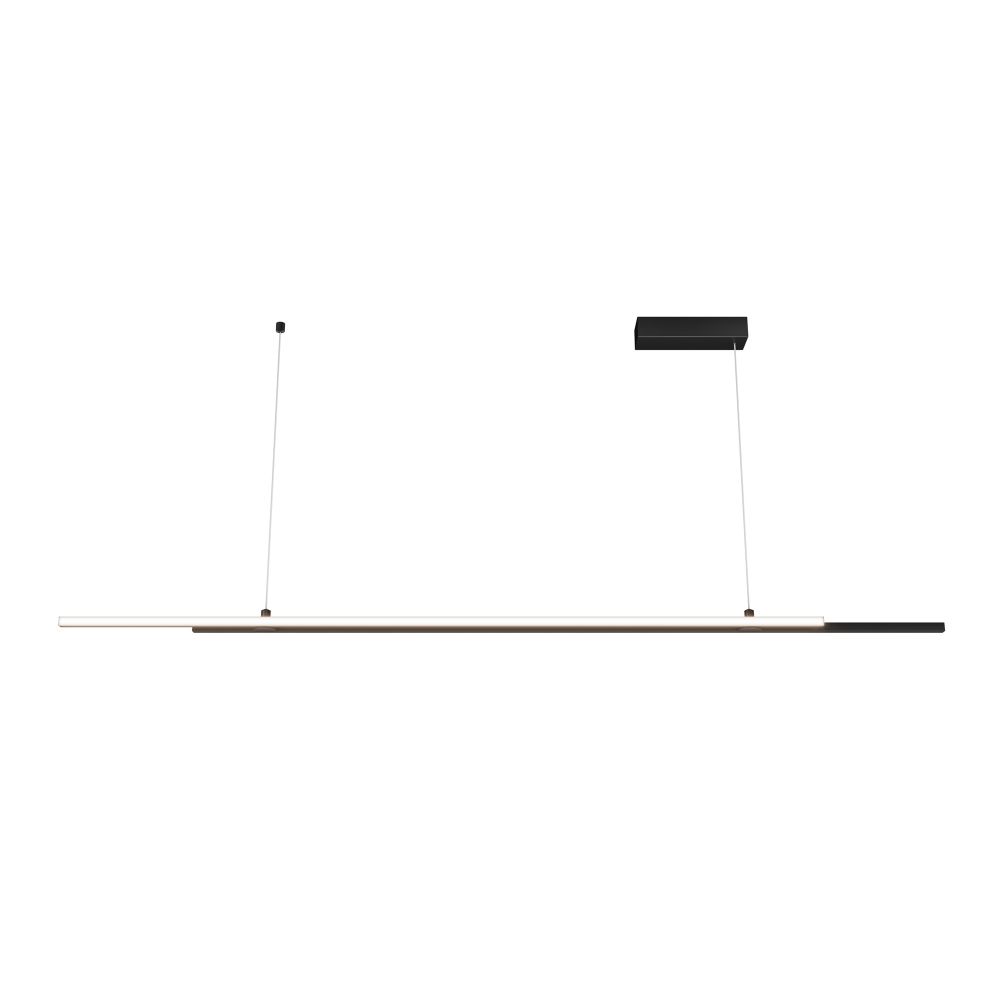 Lustra Dreptunghiulara din Aluminiu Negru 48W 2200lm 4000k L150xH120cm Halo
