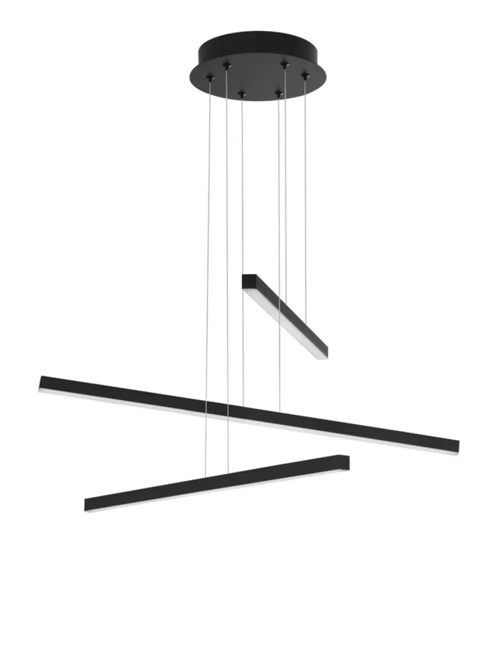 Candelabru din Aluminiu Negru H180xL55cm IP20 41W 4183lm 3000k LIOR