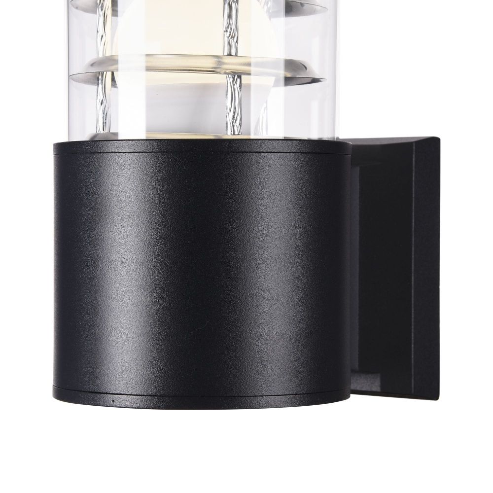 Aplica de perete pentru exterior din Sticla Transparent L10x17xH20cm Bronx