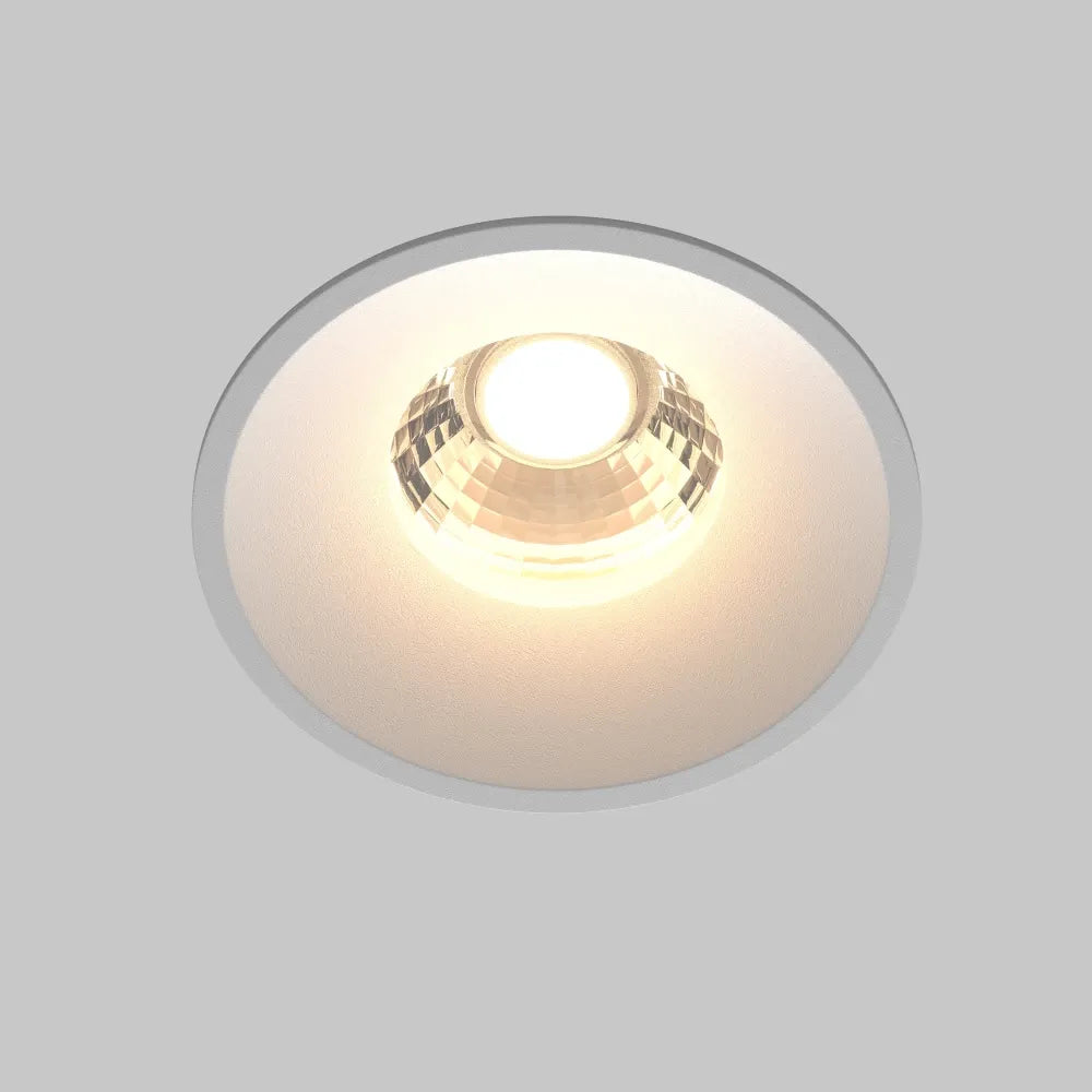 Spot incastrat din Aluminiu Alb H6xD8cm 12W 850lm 3000k Round