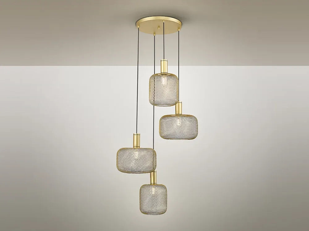 Candelabru din Metal Auriu H150xD58cm Osiris