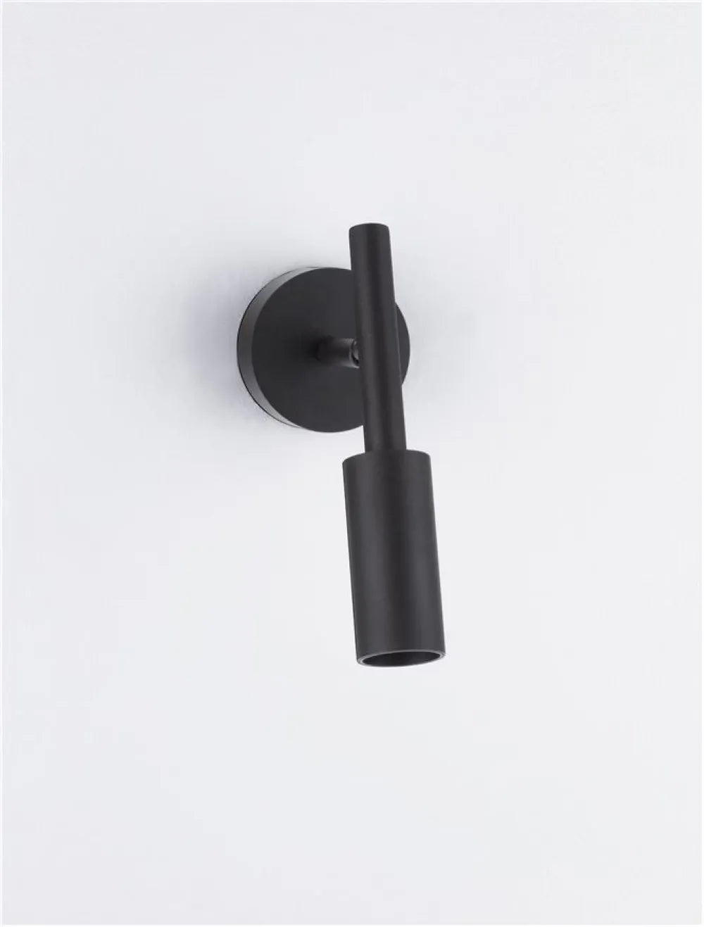 Aplica de perete din Aluminiu Negru H20.5xL8cm IP20 7W 667lm 3000k JOY