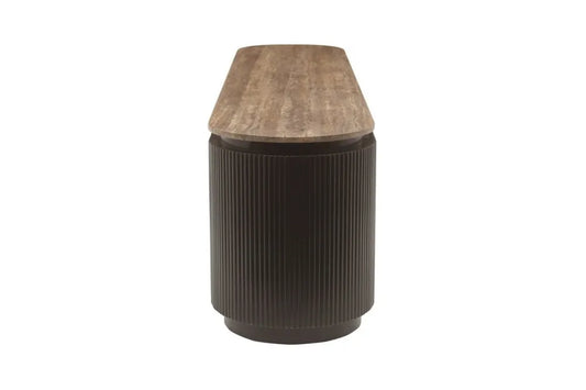 Comoda TV din MDF/Alama Maro si Travertin Maro L200xH50cm Russo Richmond interiors