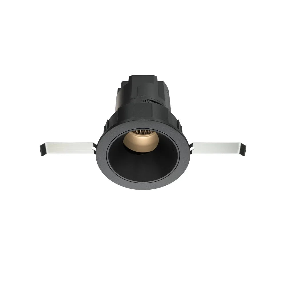 Spot incastrat din Aluminiu/plastic Negru H7xD6.2cm 7W 390lm 3000k Wise