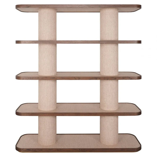 Etajera din Metal/In Auriu/Bej si Lemn/In Maro/Bej L150xH180cm Willox Richmond interiors