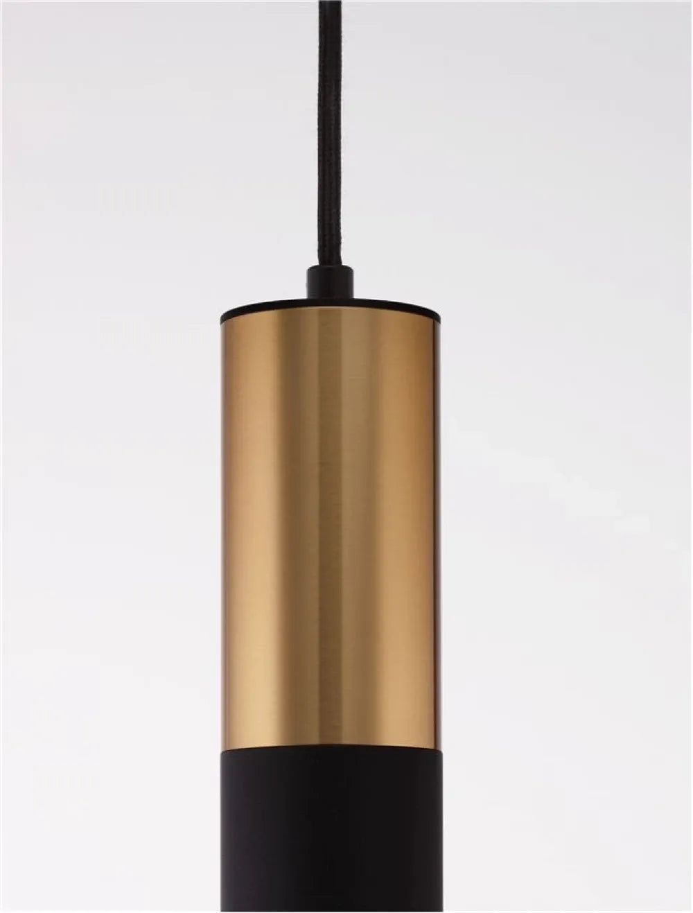 Pendul din Aluminiu Negru/Auriu H180xL5.6cm IP20 PONGO