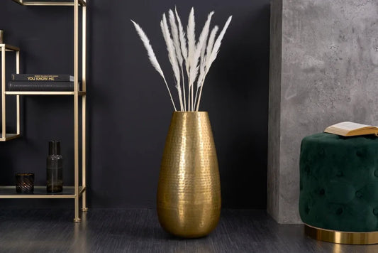 Vaza decorativa din Metal Auriu H50xD25cm Orient