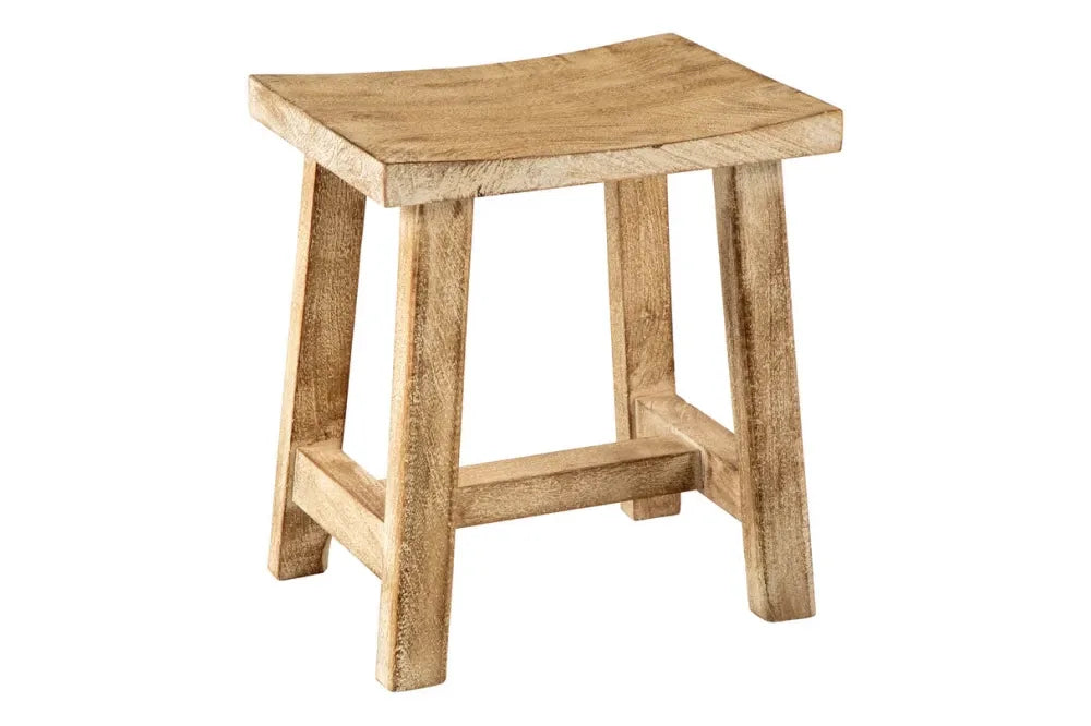 Taburet din Lemn de mango Maro H45xL40cm Finca
