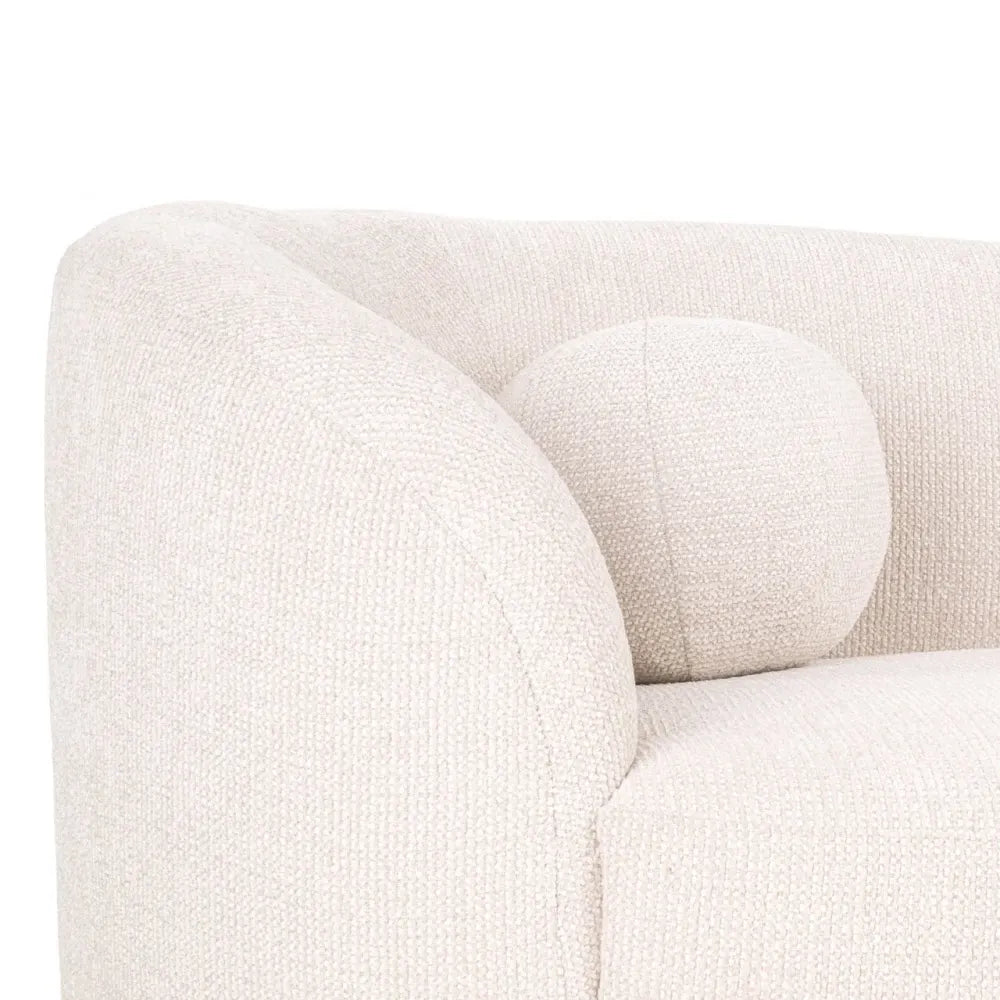 Canapea fixa tapitata cu Stofa Crem L220cm Emma Richmond interiors