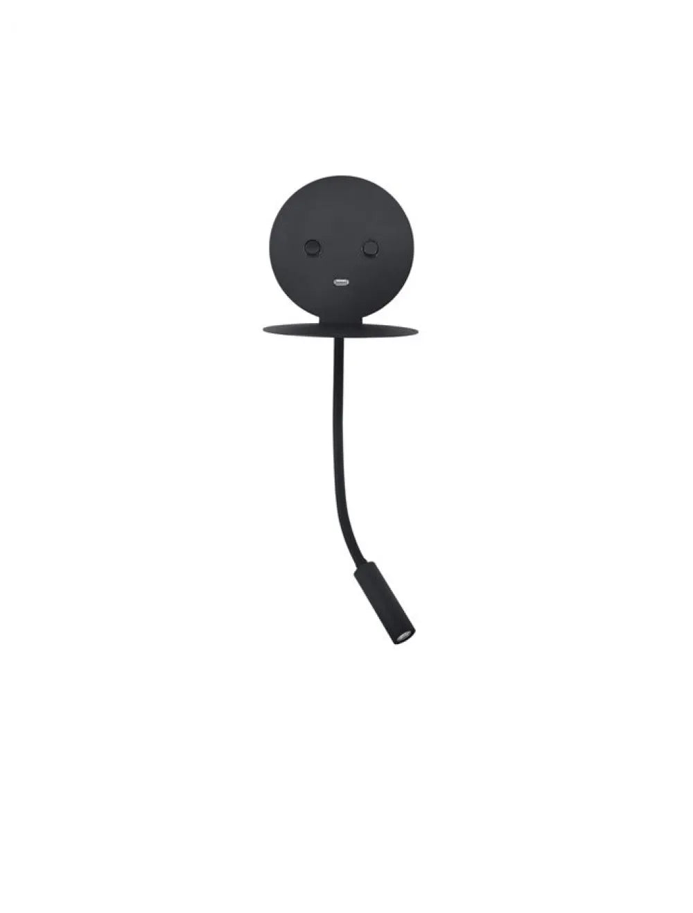 Aplica de perete din Aluminiu Negru H50xL15cm IP20 9W 520lm 3000k ECLIP
