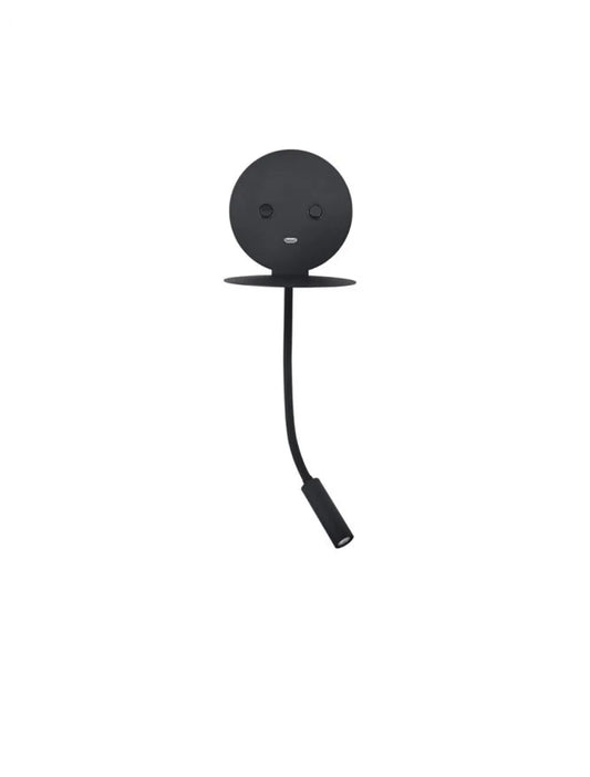 Aplica de perete din Aluminiu Negru H50xL15cm IP20 9W 520lm 3000k ECLIP