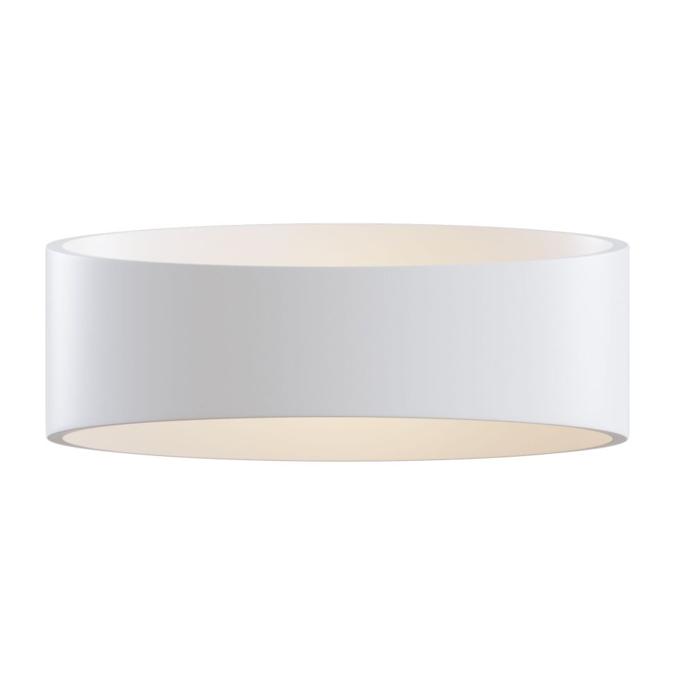Aplica de perete din Metal Alb cu LED L18x9xH8cm Marcus