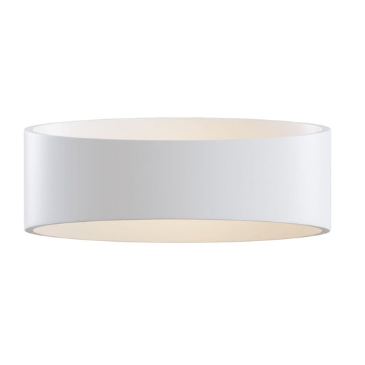 Aplica de perete din Metal Alb cu LED L18x9xH8cm Marcus